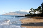 Sandy Hawaiian Beach view to Mountian